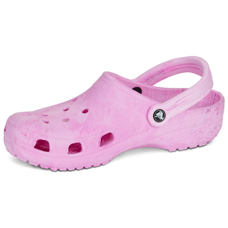Crocs Cls Watercolor Marbled Clog Rose Sabots Femme - 4
