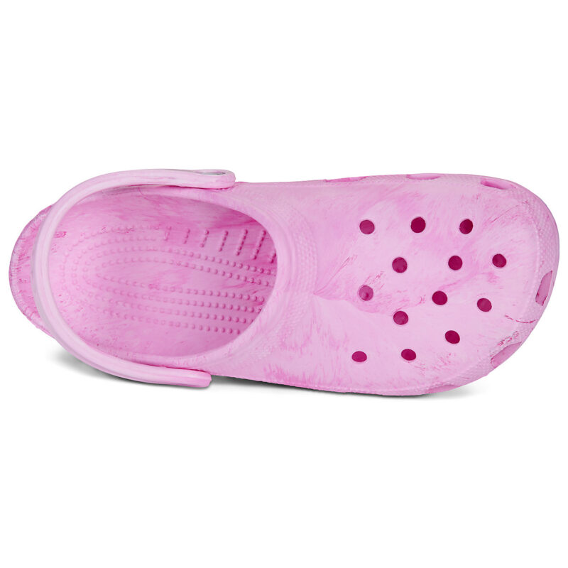 Crocs Cls Watercolor Marbled Clog Rose Sabots Femme - 6