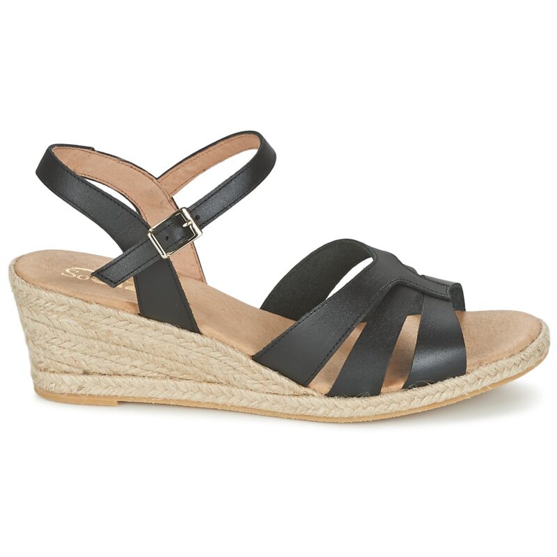 So Size ELIZA Nero Sandali con zeppa Donna - 2