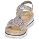 Rieker V7919-91 Argento Sandali con zeppa Donna - 3