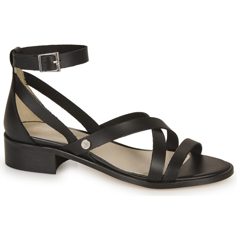 Casual Attitude COUTIL Black Heeled Sandals Women - 2