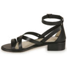 Casual Attitude COUTIL Black Heeled Sandals Women - 4