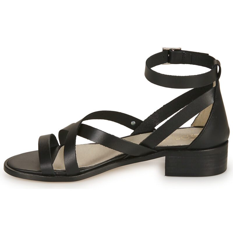 Casual Attitude COUTIL Black Heeled Sandals Women - 4