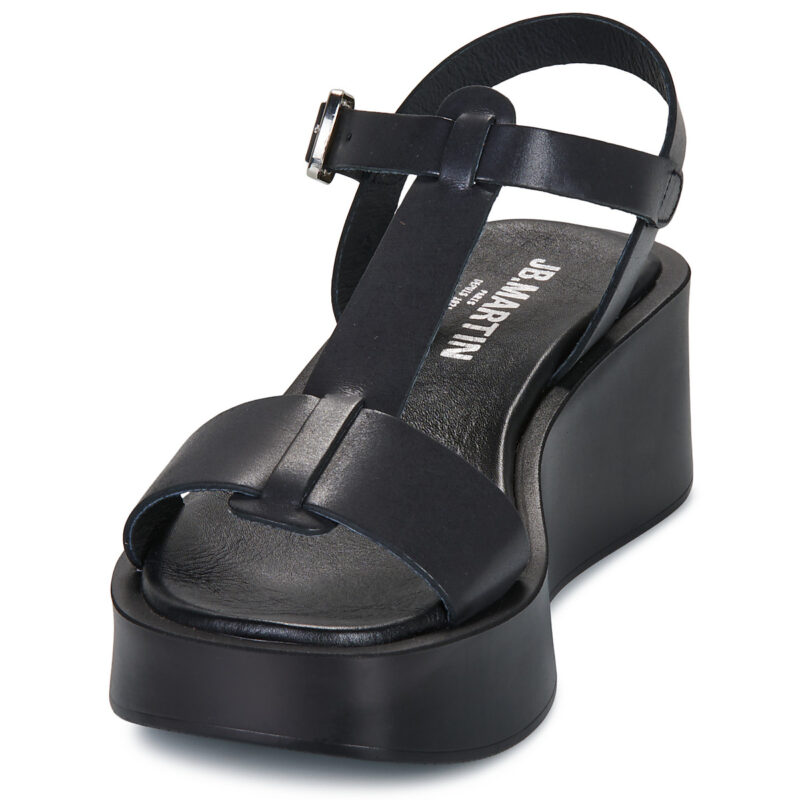JB Martin CENESA Nero Sandali con zeppa Donna - 3