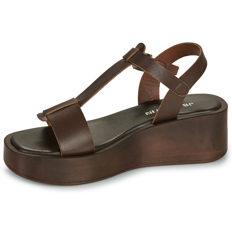 JB Martin CENESA Marrone Sandali con zeppa Donna - 4