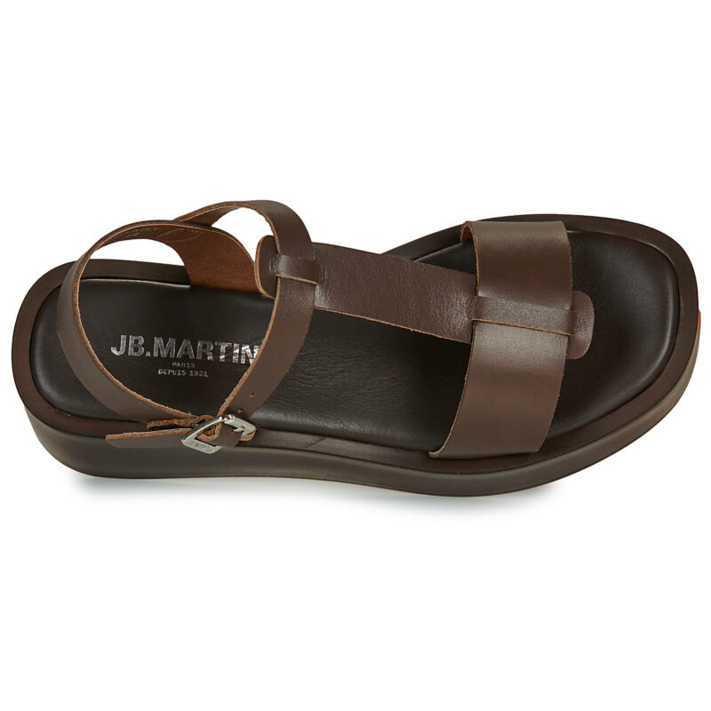 JB Martin CENESA Marrone Sandali con zeppa Donna - 6