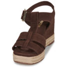 JB Martin CORA Marrone Sandali con zeppa Donna - 3