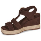 JB Martin CORA Marrone Sandali con zeppa Donna - 4