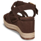 JB Martin CORA Marrone Sandali con zeppa Donna - 5