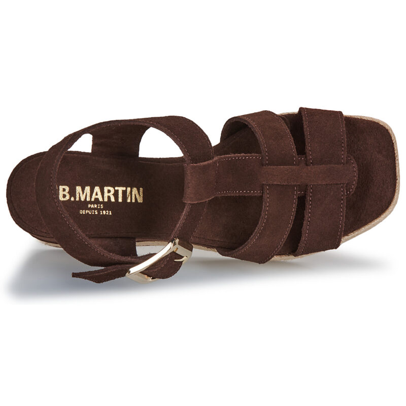 JB Martin CORA Marrone Sandali con zeppa Donna - 6