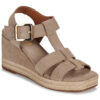 JB Martin CORA Grigio Sandali con zeppa Donna