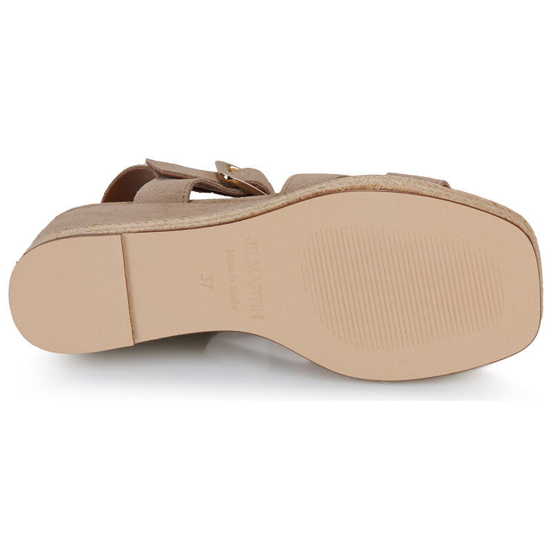JB Martin CORA Grigio Sandali con zeppa Donna - 7