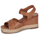 JB Martin CORFOU Marrone Sandali con zeppa Donna - 4