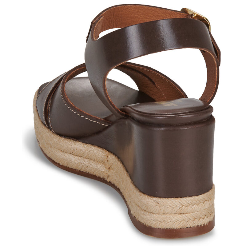 JB Martin CORFOU Marrone Sandali con zeppa Donna - 5