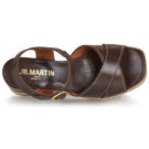 JB Martin CORFOU Marrone Sandali con zeppa Donna - 6