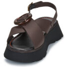 JB Martin ACACIA Marrone Sandali con zeppa Donna - 3