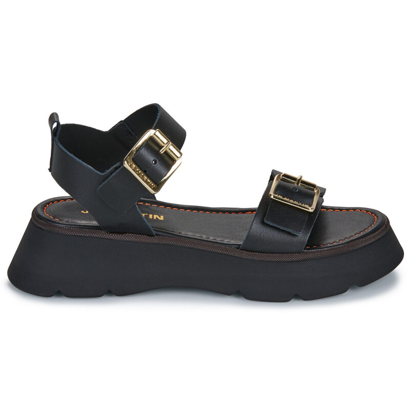 JB Martin ACTIA Nero Sandali con zeppa Donna - 2