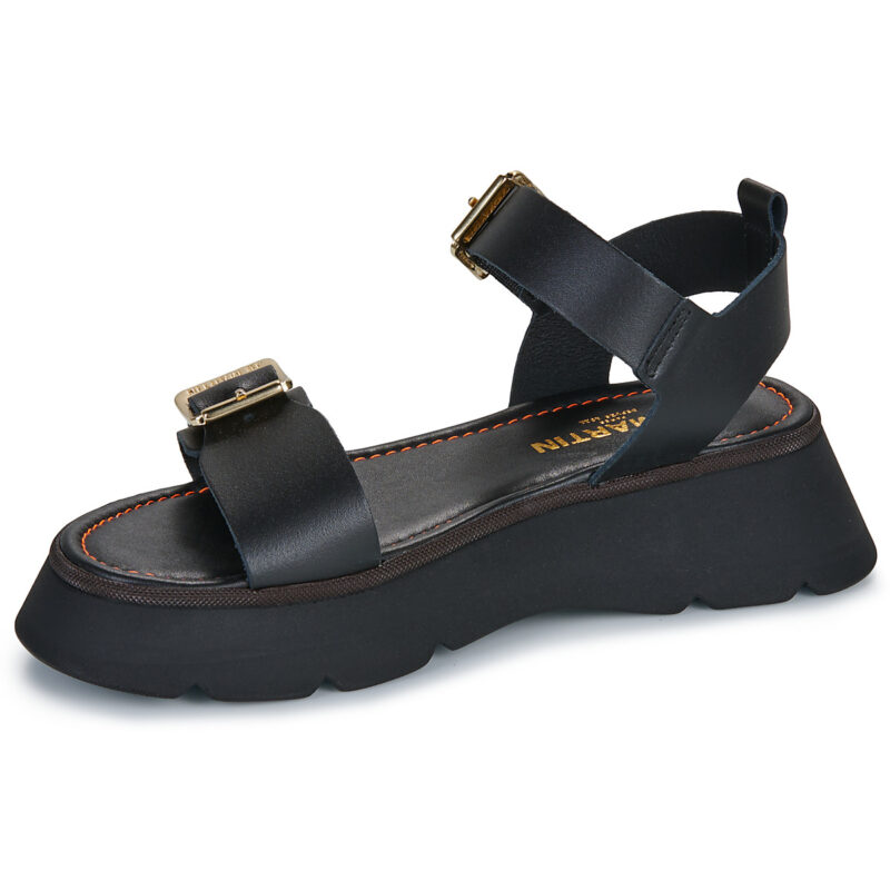 JB Martin ACTIA Nero Sandali con zeppa Donna - 4