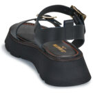 JB Martin ACTIA Nero Sandali con zeppa Donna - 5