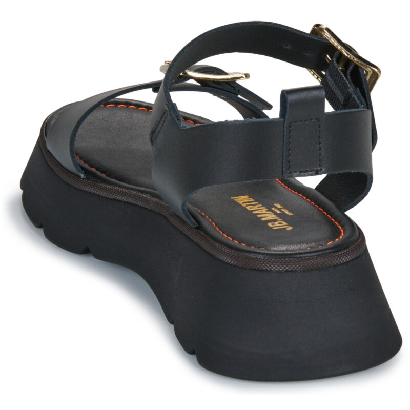 JB Martin ACTIA Nero Sandali con zeppa Donna - 5