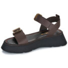 JB Martin ACTIA Marrone Sandali con zeppa Donna - 4