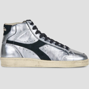 Diadora  Prestige High Metal Used  Argento -  Sneakers alte Donna