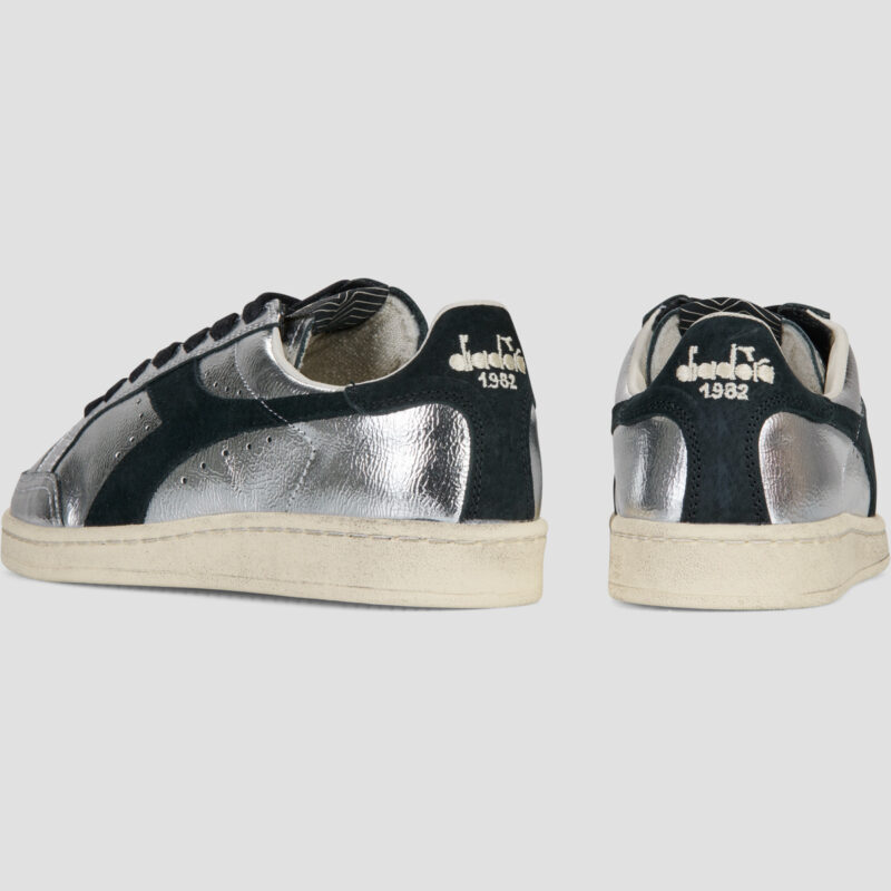 Diadora  Prestige Metal Used  Argento -  Sneakers basse Donna - 3