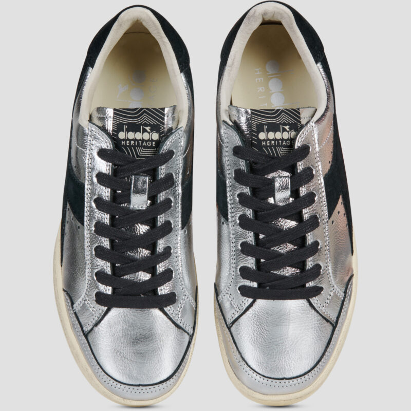 Diadora  Prestige Metal Used  Argento -  Sneakers basse Donna - 5