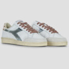 Zapatillas bajas Diadora Prestige Safari blancas para mujer - 2