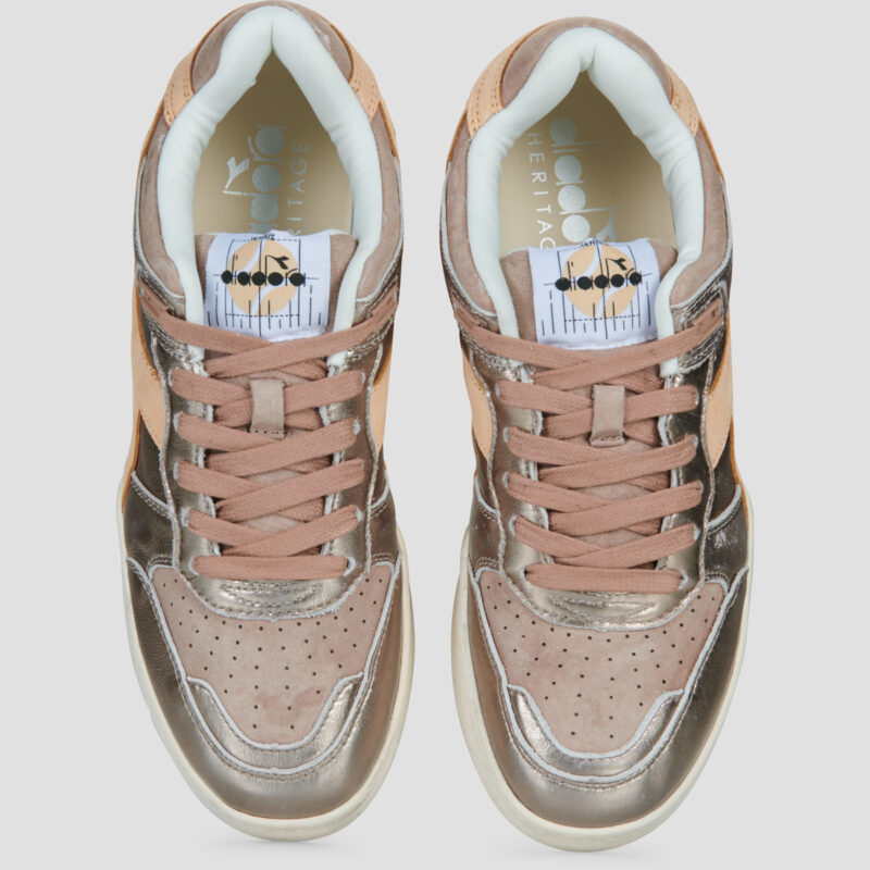 Diadora B.560 Metal S Used Oro Sneakers basse Donna - 5