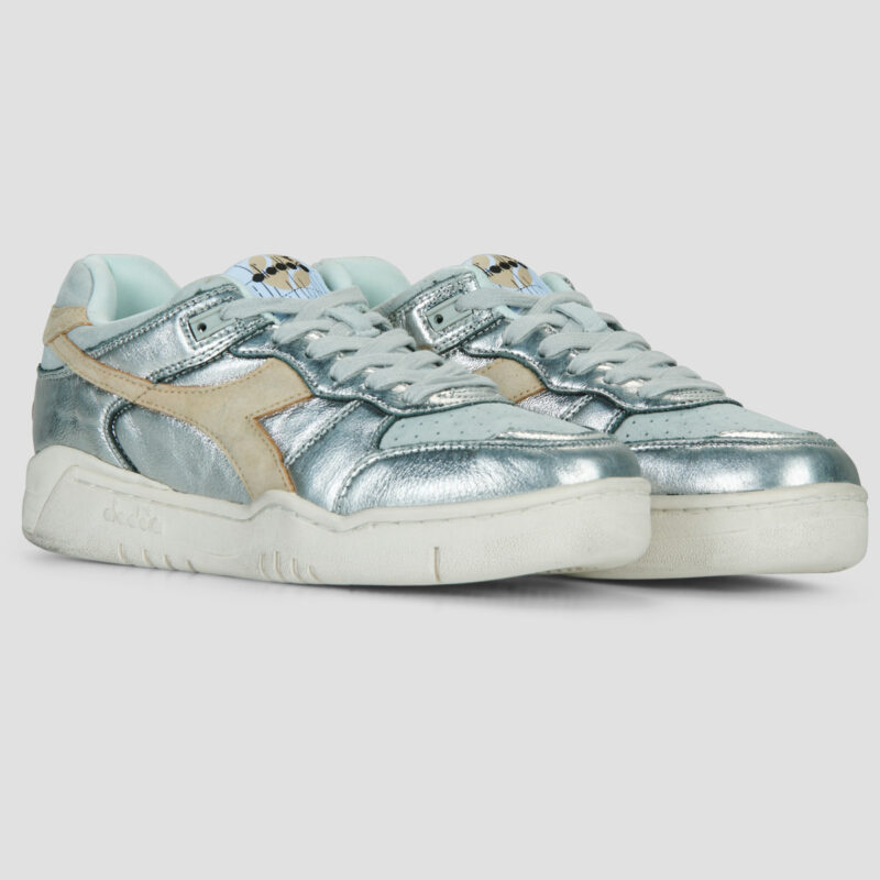 Diadora B.560 Metal S Used Argento Sneakers basse Donna - 2