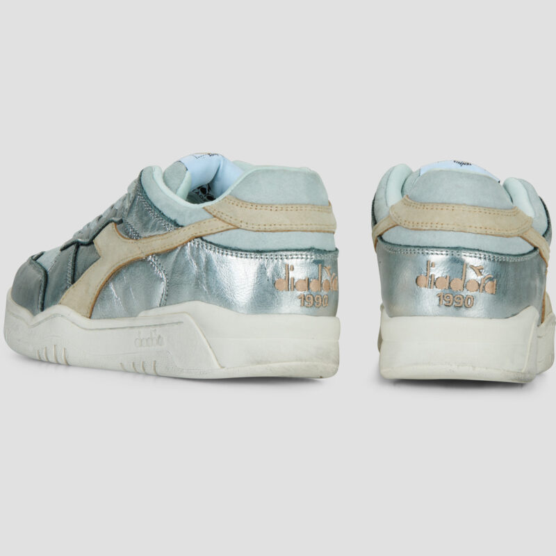 Diadora B.560 Metal S Used Argento Sneakers basse Donna - 3