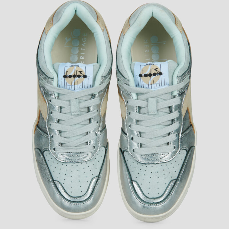 Diadora B.560 Metal S Used Argento Sneakers basse Donna - 5