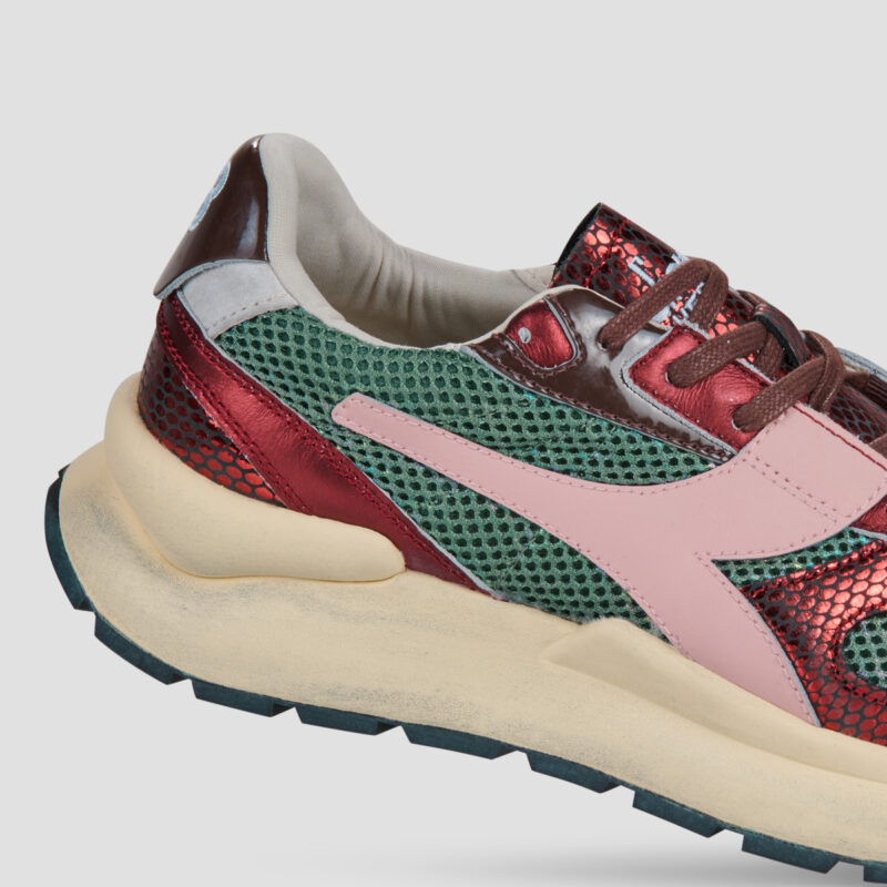 Diadora Mercury Elite Cobra Used Bordeaux Sneakers basse Donna - 4