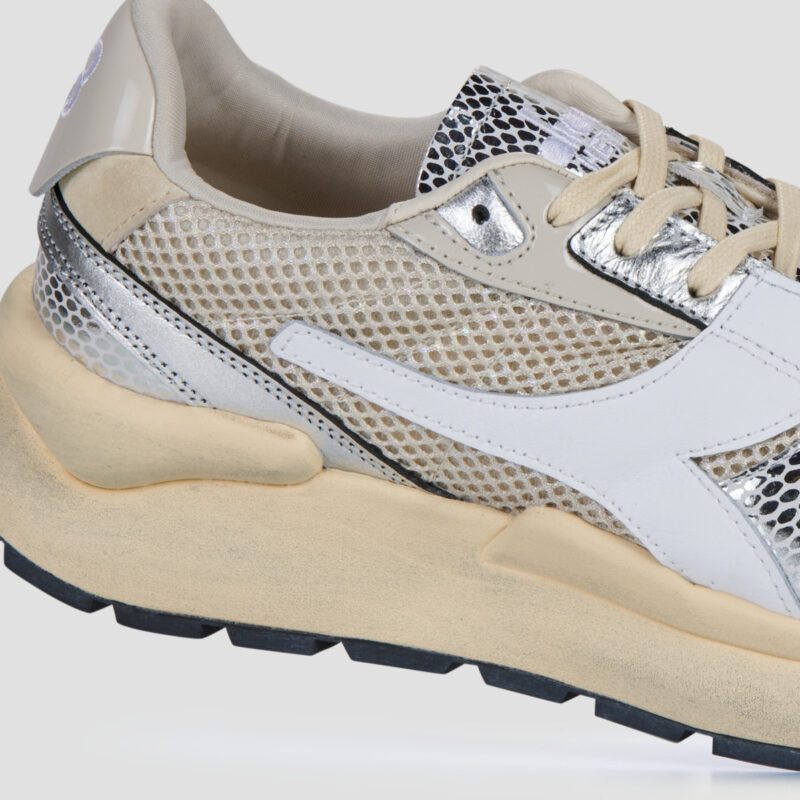 Diadora Mercury Elite Cobra Used Beige Sneakers basse Donna - 4
