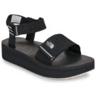 The North Face SkeenSchwarze Plateau-Keilsandalen f&uuml;r Damen &ndash; Gr&ouml;&szlig;e 1