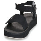 The North Face SkeenSchwarze Plateau-Keilsandalen f&uuml;r Damen &ndash; Gr&ouml;&szlig;e 3