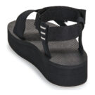 The North Face SkeenSchwarze Plateau-Keilsandalen f&uuml;r Damen &ndash; Gr&ouml;&szlig;e 5