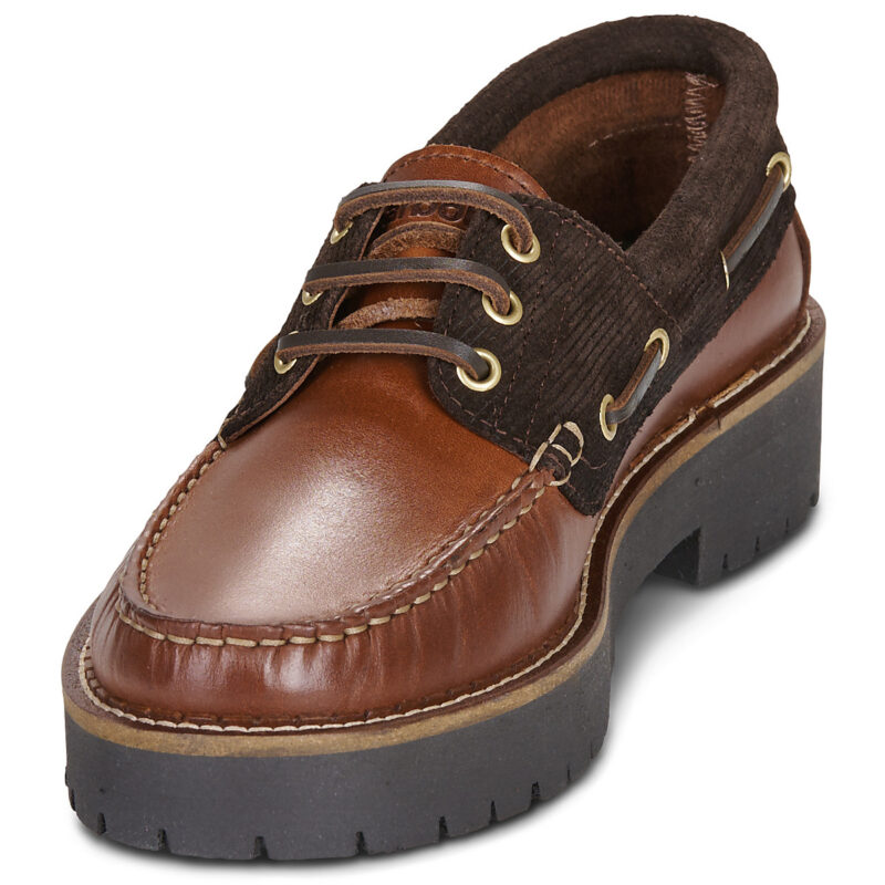 Barbour DARRAS Marrone Scarpe da barca Donna - 3