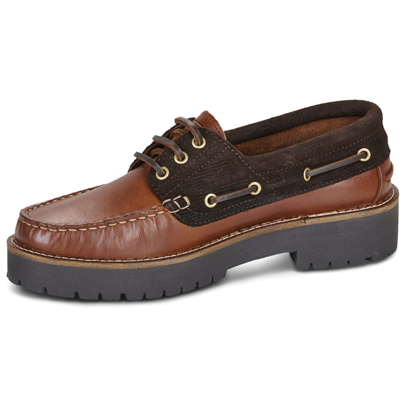 Barbour DARRAS Marrone Scarpe da barca Donna - 4