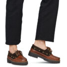 Barbour DARRAS Marrone Scarpe da barca Donna - 8