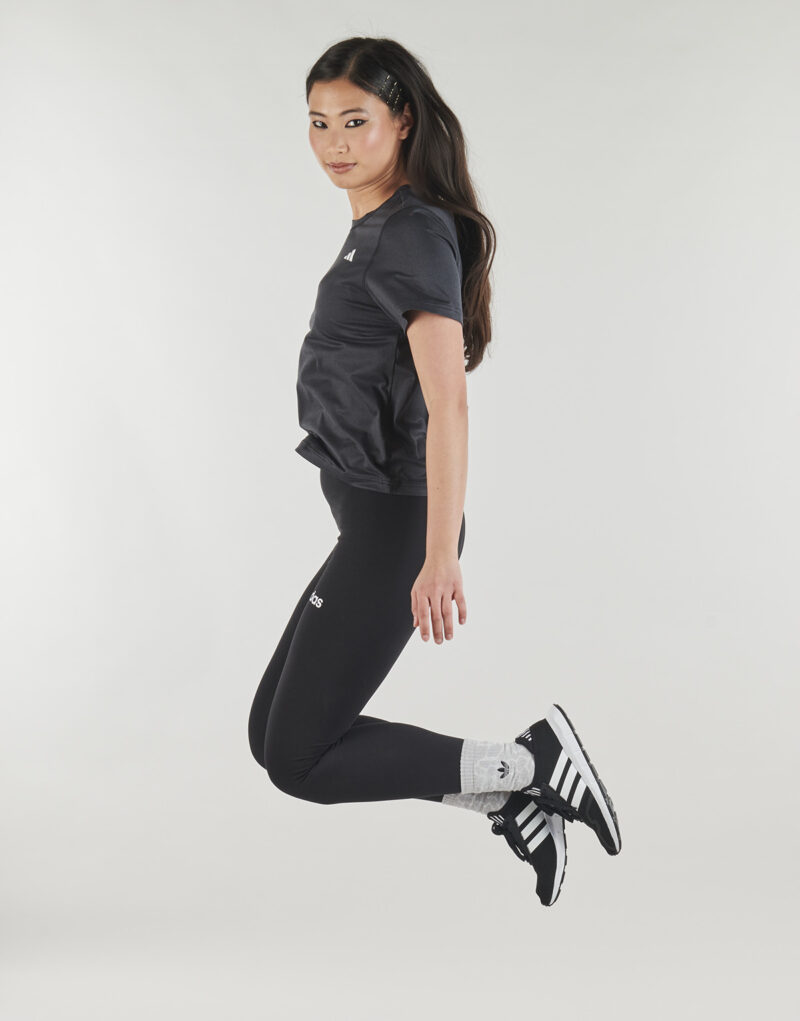Magliette sportive adidas Fitness Nero Magliette sportive Donna - 3