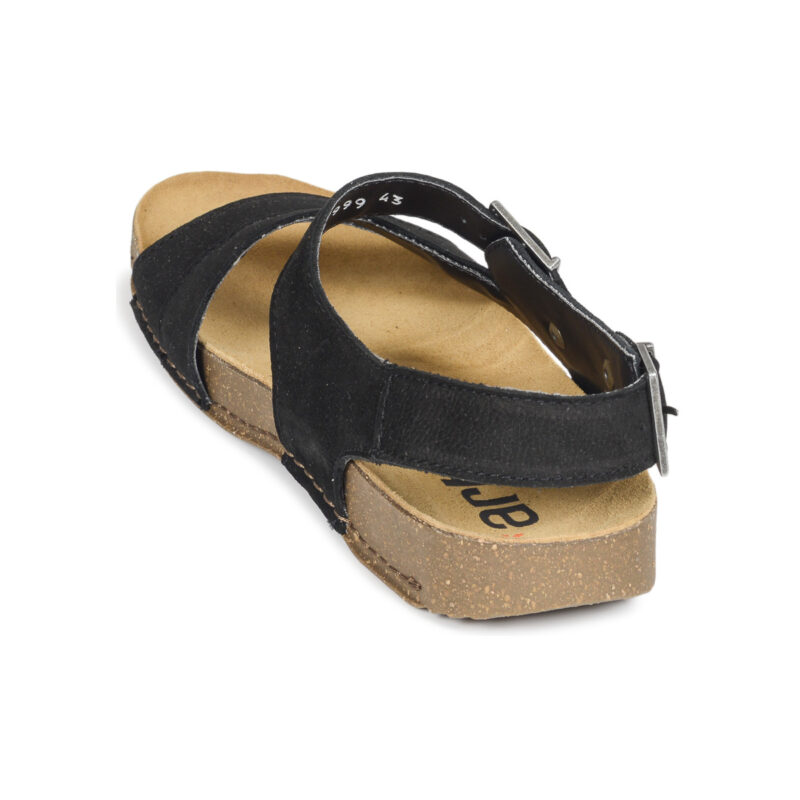 Art I BREATHE Black Low Sandals Women - 5