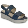 Stonefly AQUA III 12 NAP/TEX Blu Sandali con zeppa Donna