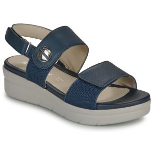 Stonefly  AQUA III 12 NAP/TEX  Blu -  Sandali con zeppa  Donna