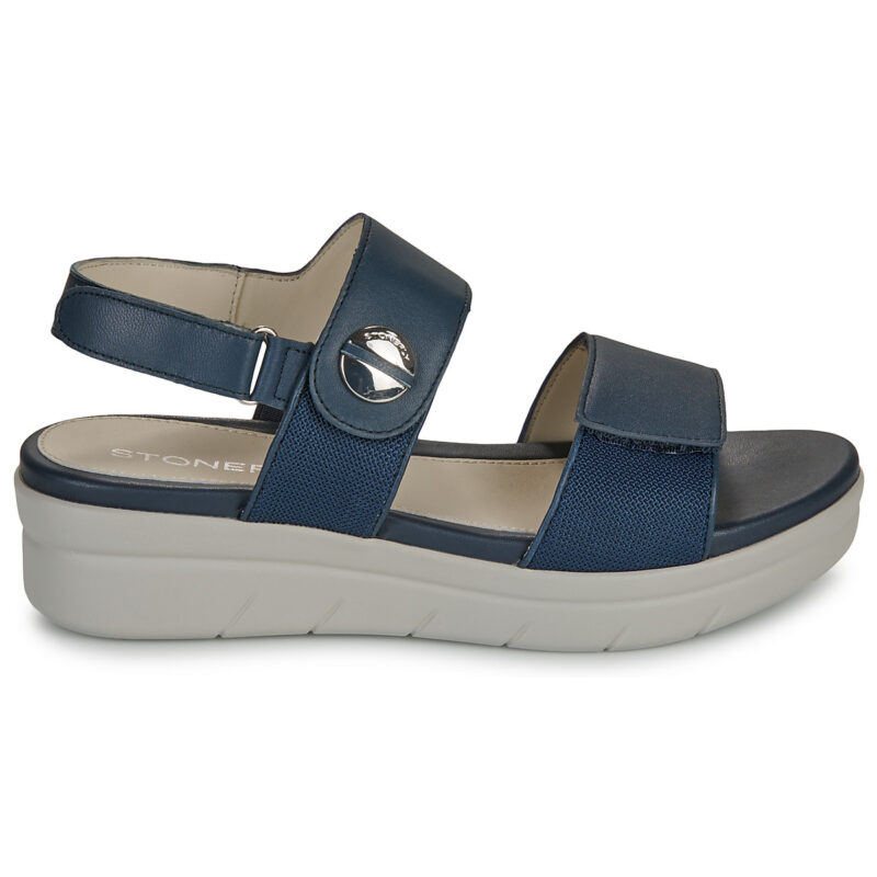 Stonefly AQUA III 12 NAP/TEX Blu Sandali con zeppa Donna - 2