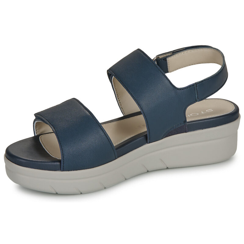 Stonefly AQUA III 12 NAP/TEX Blu Sandali con zeppa Donna - 4