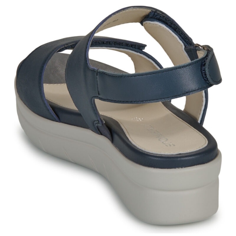 Stonefly AQUA III 12 NAP/TEX Blu Sandali con zeppa Donna - 5