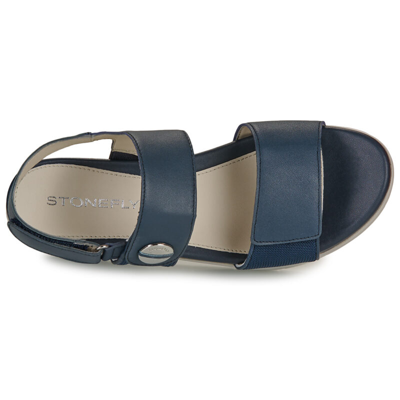 Stonefly AQUA III 12 NAP/TEX Blu Sandali con zeppa Donna - 6