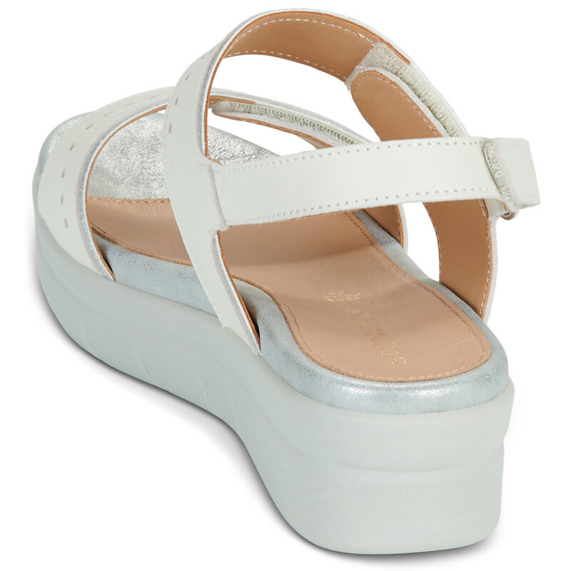 Stonefly AQUA III 31 NAP Bianco Sandali con zeppa Donna - 5